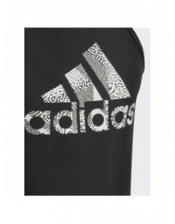 Maillot de bain big logo noir fille - Adidas
