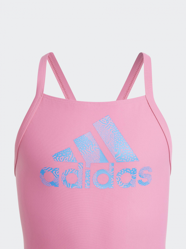 Maillot de bain big logo rose enfant - Adidas