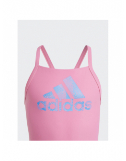 Maillot de bain big logo rose enfant - Adidas