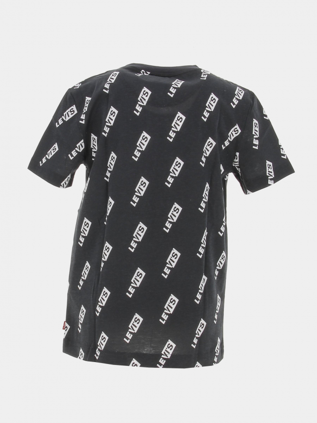 T-shirt manches courtes split boxtab logo noir enfant - Levi's