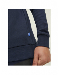 Sweat à capuche logo imprimé marine garçon - Jack & Jones