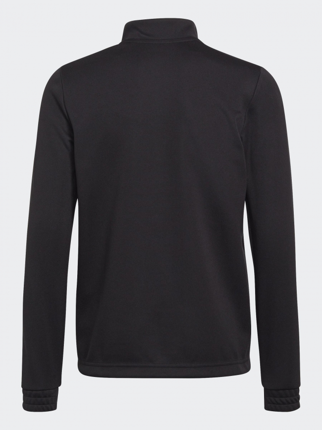 Sweat de football 1/4 zip ent22 training noir garçon - Adidas