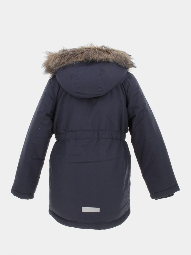 Blouson parka marlin bleu marine fille - Name It