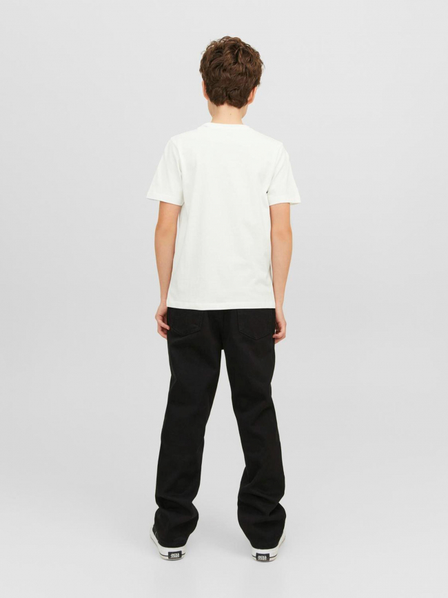 T-shirt logo aw23 basique blanc garçon - Jack & Jones