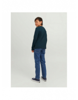 T-shirt manches longues arthur vert garçon - Jack & Jones