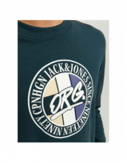 T-shirt manches longues arthur vert garçon - Jack & Jones
