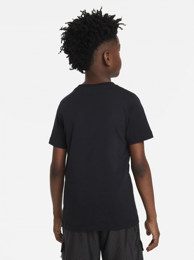 T-shirt nsw si multi-logos noir garçon - Nike