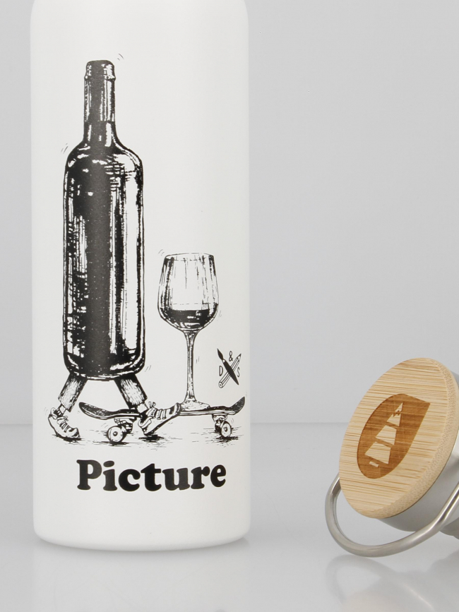 Gourde hampton verre vin 750ml blanc - Picture