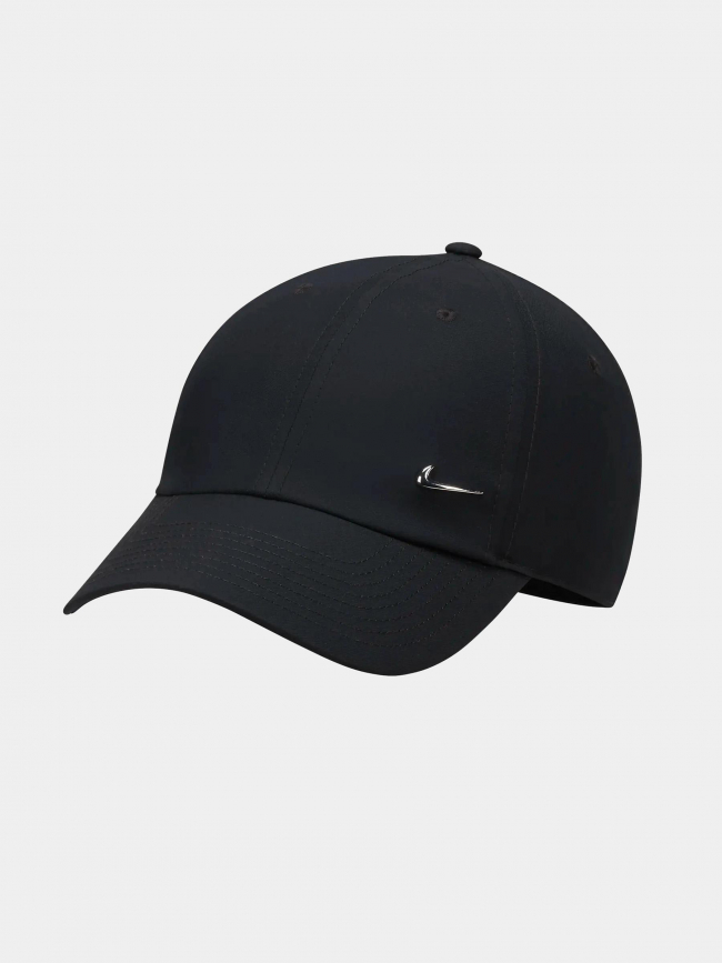 Casquette club cap logo argenté noir - Nike