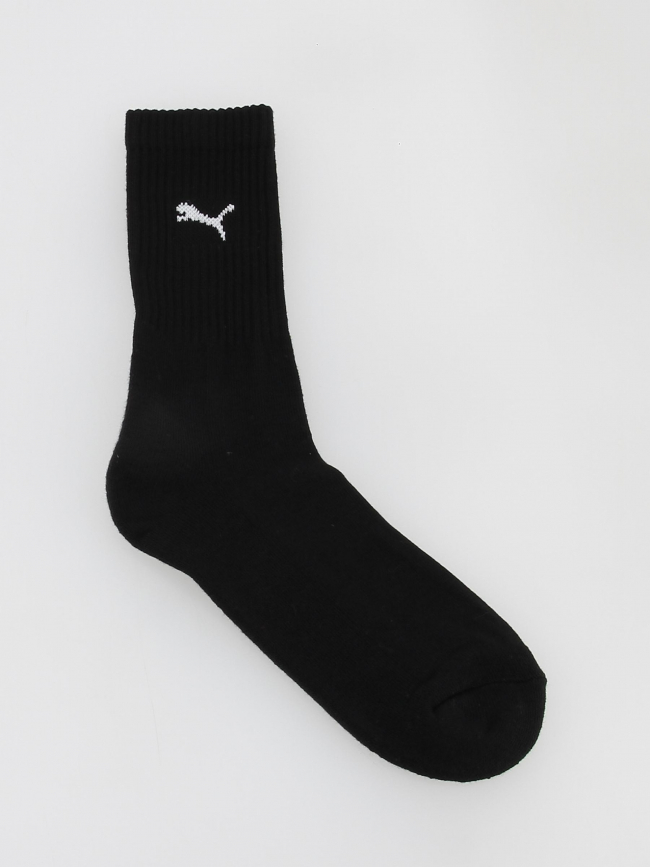 Pack 3 paires de chaussettes crew noir/kaki/gris - Puma