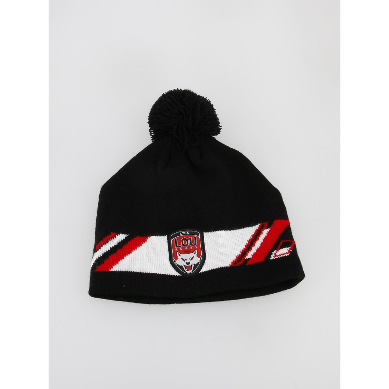 Bonnet pompon supporter lyon lou rugby noir - M Com