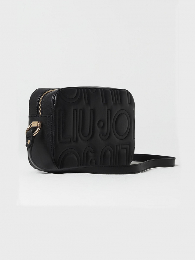 Sac bandoulière camera case noir femme - Liu Jo