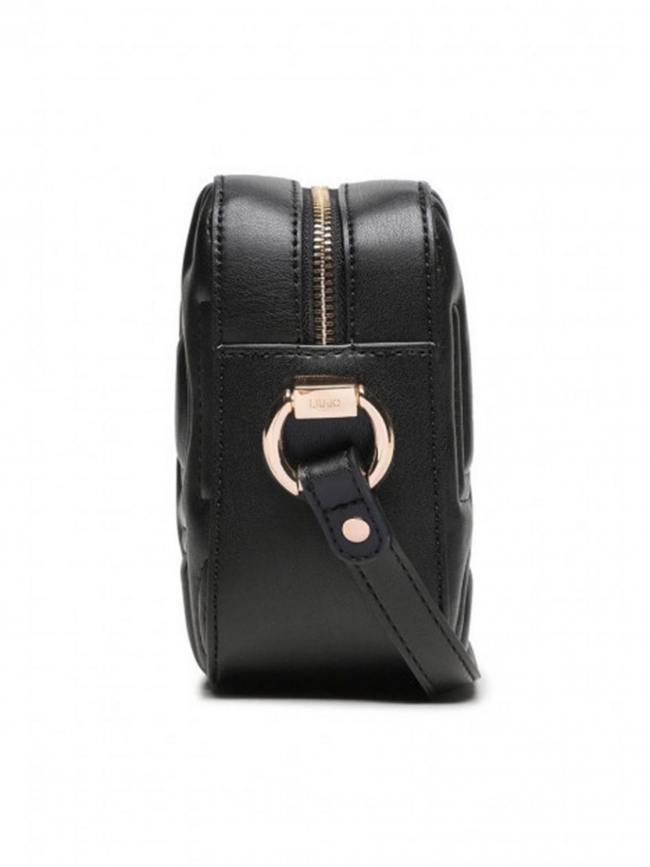 Sac bandoulière camera case noir femme - Liu Jo