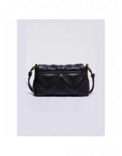 Sac bandoulière matelassé deuzia doré noir femme - Liu Jo