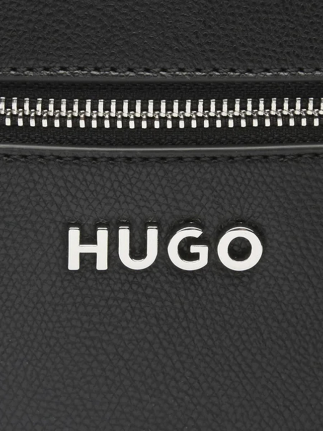 Sac à dos simili-cuir chris noir femme - Hugo