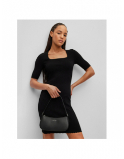 Sac à main mini chris hobo noir femme - Hugo