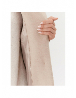 Manteau en laine melangée laurence beige femme - Guess