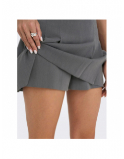 Jupe short tilly gris femme - Only