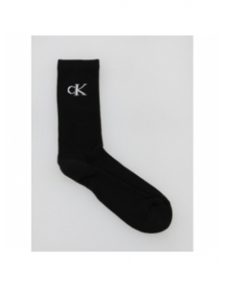 2 paires chaussettes scatterred noir blanc homme - Calvin Klein