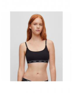 Pack 2 brassières twin stripe noir femme - Hugo