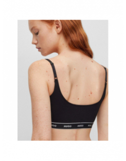 Pack 2 brassières twin stripe noir femme - Hugo