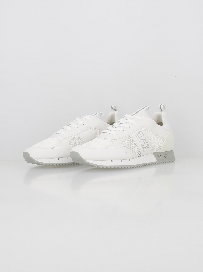 Baskets style training silver blanc homme - Armani Exchange