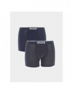 Pack 2 boxers stripe brief bleu marine homme - Levi's