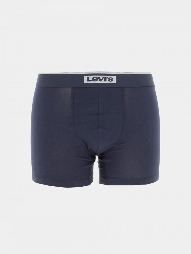 Pack 2 boxers stripe brief bleu marine homme - Levi's