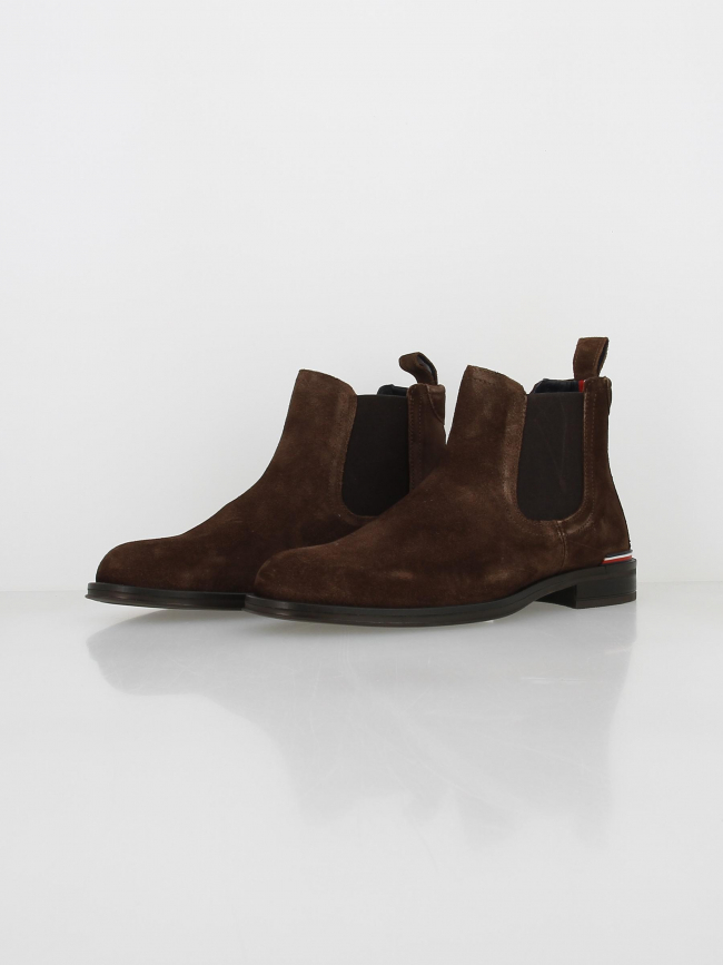 Boots en cuir suédé core marron homme - Tommy Hilfiger
