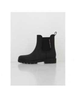 Boots de pluie essential rain noir femme - Tommy Hilfiger