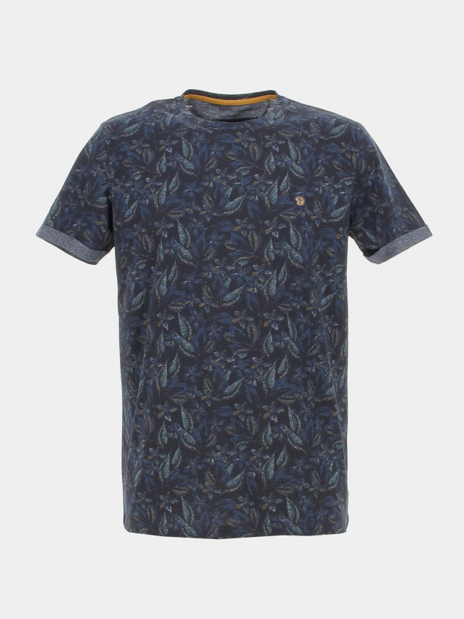 T-shirt à fleurs thewick bleu marine homme - Benson & Cherry
