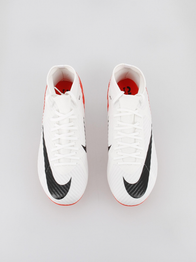 Chaussures de football zoom superfly 9 fg/mg blanc homme - Nike