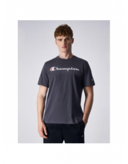 T-shirt crewneck logo gris homme - Champion