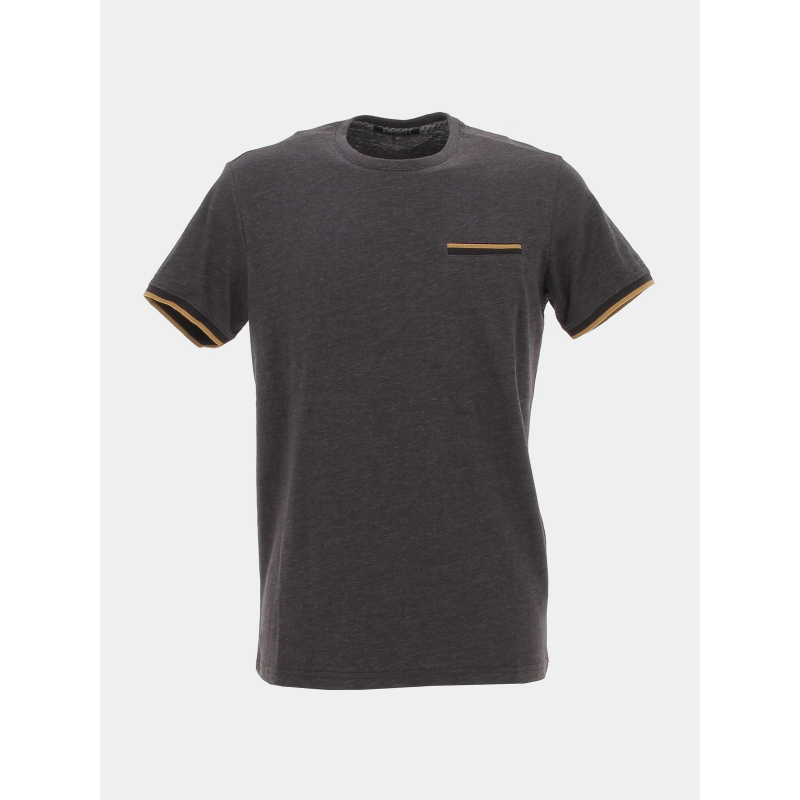 T-shirt avec poche cousue gris anthracite homme - Sun Valley