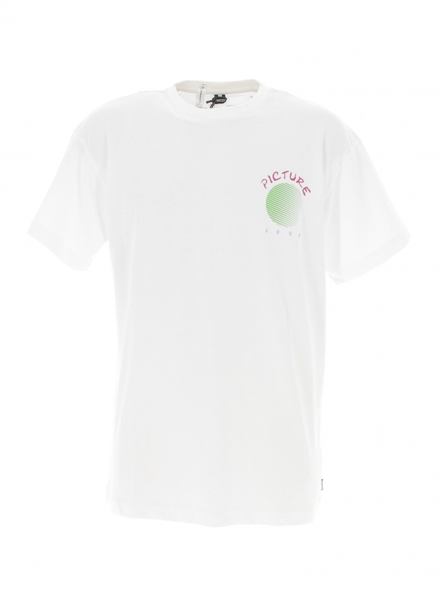 T-shirt mountain calling macagua blanc homme - Picture