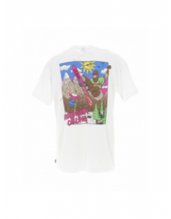 T-shirt mountain calling macagua blanc homme - Picture
