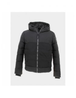 Doudoune à capuche farel noir garçon - Teddy Smith