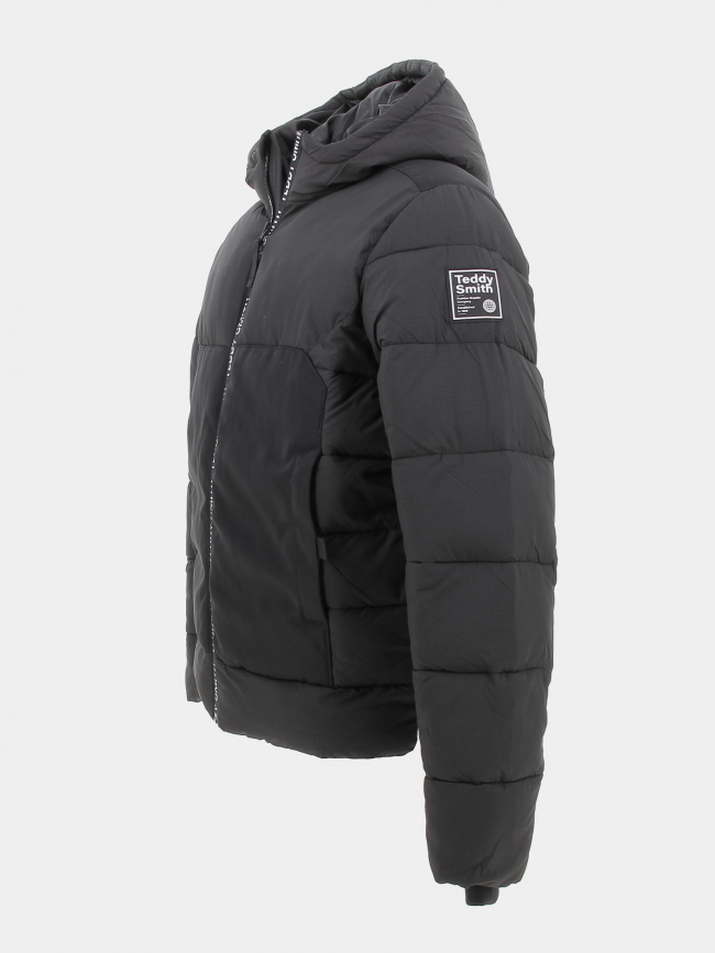 Doudoune à capuche farel noir garçon - Teddy Smith