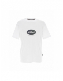 T-shirt manches courtes jordalston blanc homme - Jack & Jones
