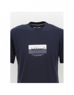 T-shirt manches courtes jordalston bleu homme - Jack & Jones