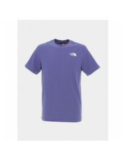 T-shirt redbox logo noir violet homme - The North Face