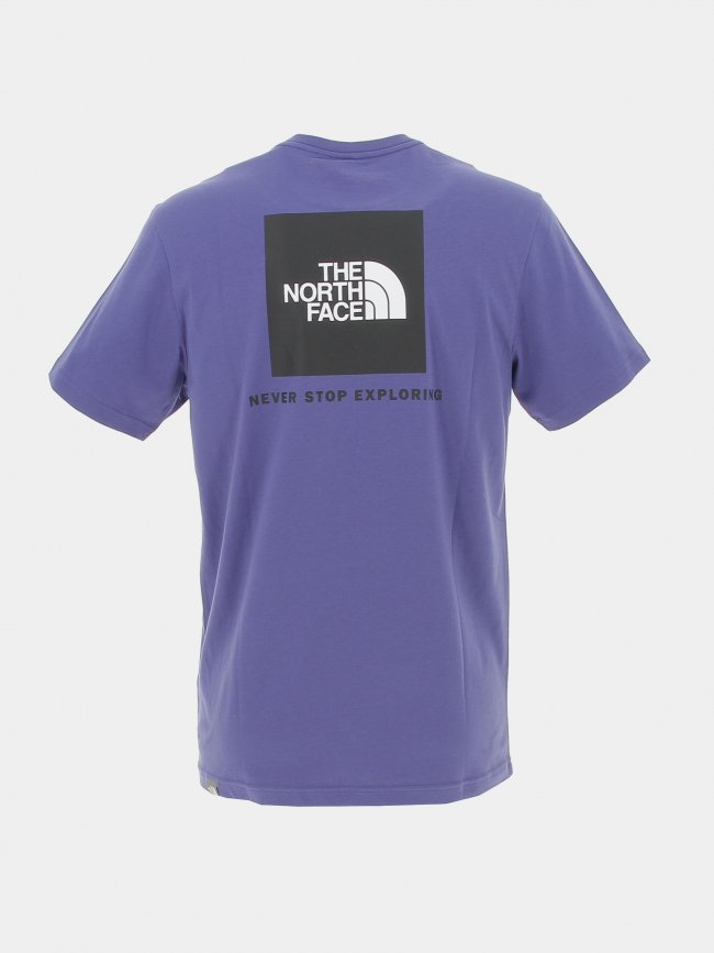T-shirt redbox logo noir violet homme - The North Face