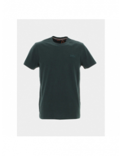 T-shirt vintage logo brodé vert homme - Superdry