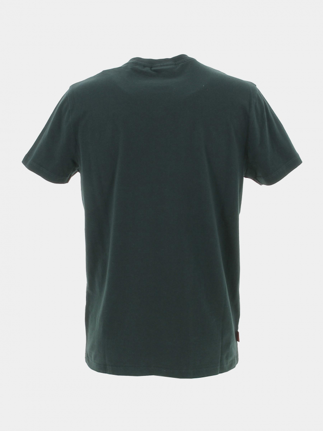 T-shirt vintage logo brodé vert homme - Superdry