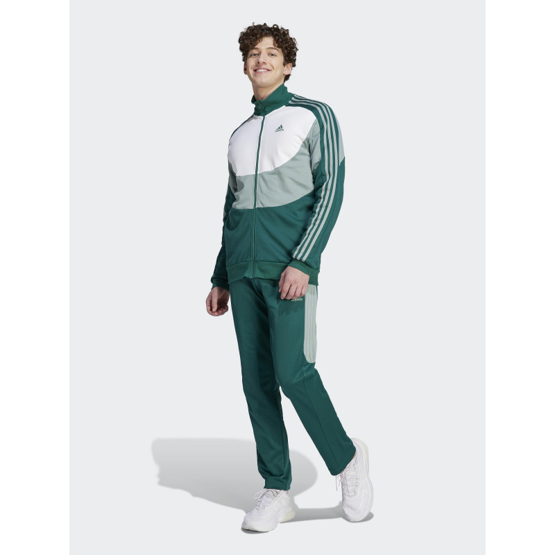 Ensemble de survêtement colorblock vert homme - Adidas