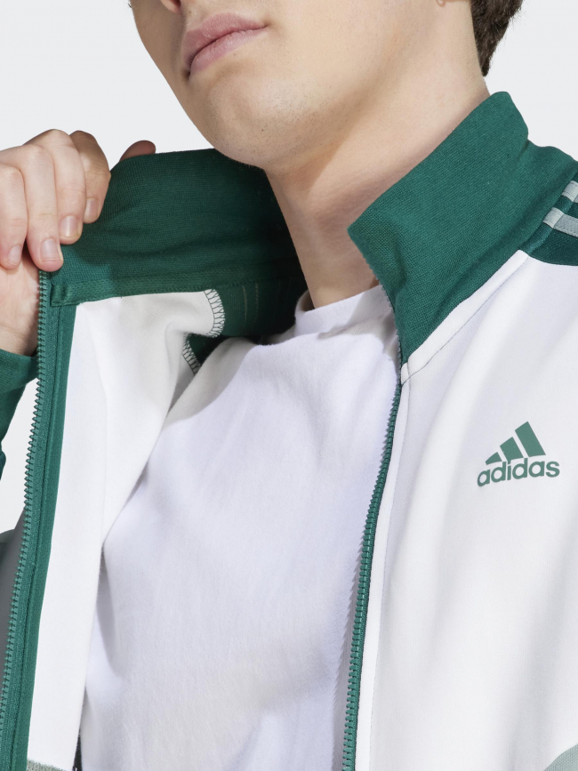 Ensemble de survêtement colorblock vert homme - Adidas
