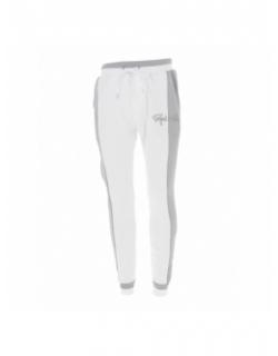 Jogging bicolore signature blanc gris homme - Project X Paris