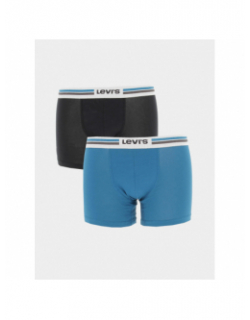 Pack 2 boxers placed sportswear turquoise noir homme - Levi's