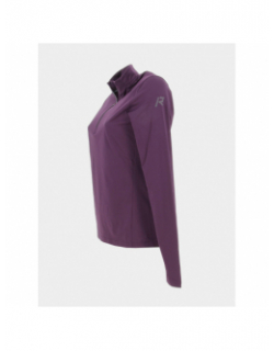T-shirt de running manches longues violet femme - Rukka
