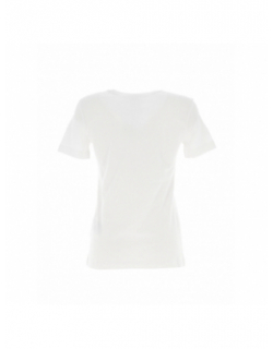 T-shirt crewneck logo blanc femme - Champion